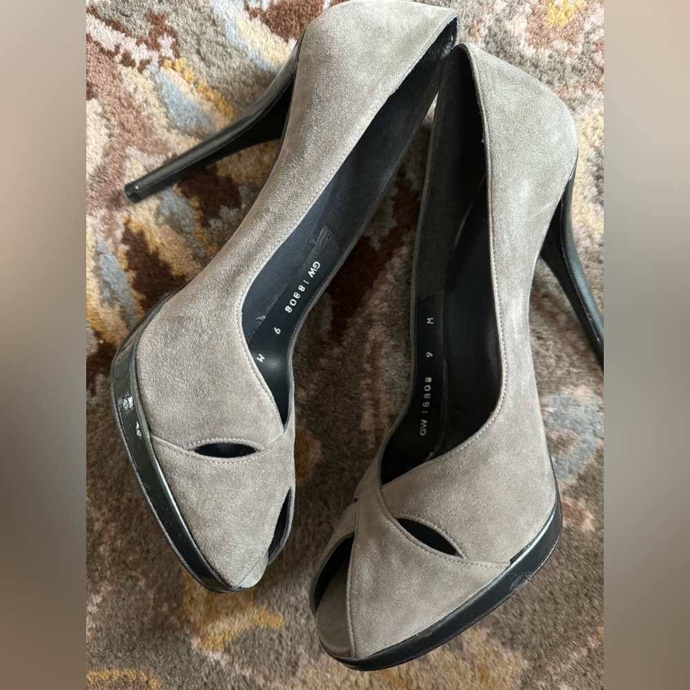 Stuart wietzman heals suede gray
